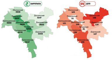 Названы лучшие районы для жизни в Киеве