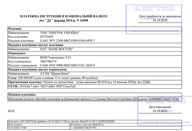 Помощь ВСУ и благотворительность за октябрь 2024 года