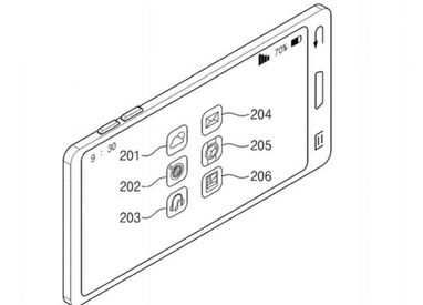 Samsung проектує смартфон-розкладачку з екраном подвійного складання (схема)