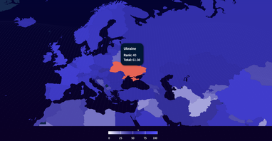 Україна піднялася на 14 позицій у світовому рейтингу розвитку ШІ