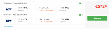 Ryanair запустив два рейси з Харкова