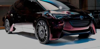 Toyota представила водородный концепт-кар с безвоздушными шинами