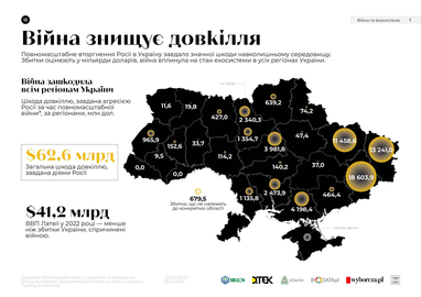 Инфографика: Министерство защиты окружающей среды и природных ресурсов Украины