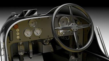 Bugatti представила двухместный автомобиль Baby II Carbon Edition
