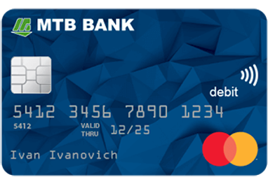 Карточка для собственных нужд «Classic» от MTБ Банка - в ТОП-23 лучших пластиковых карт