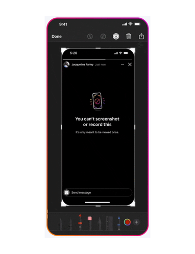 Instagram забороняє скріншоти тимчасових фото для боротьби з шахраями