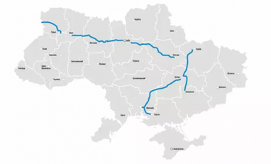 Шесть дорог в Украине могут стать современными автобанами (карта)