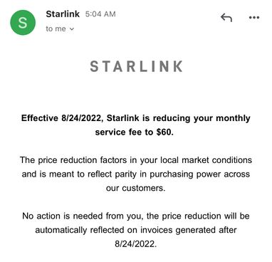 Starlink снизил стоимость подписки в Украине: сколько это сэкономит бюджету