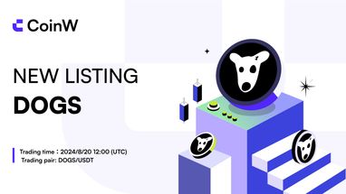 CoinW анонсировала листинг DOGS и награды $5,000