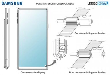 Samsung проектирует смартфон-слайдер с поворотной камерой (фото)