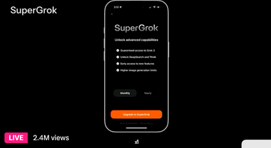 Маск представил «думающие» модели Grok 3 и Grok 3 mini