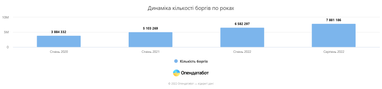 З початку війни з’явилося майже пів мільйона нових боргів - за що українці заборгували найбільше