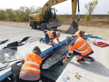 "Укравтодор" показав прогрес у будівництві бетонної дороги в Миколаївській області (фото)