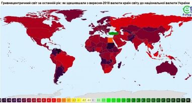 Гривня стала другою у рейтингу валют, які найбільше зміцнилися за останній рік — Нацбанк (інфографіка)