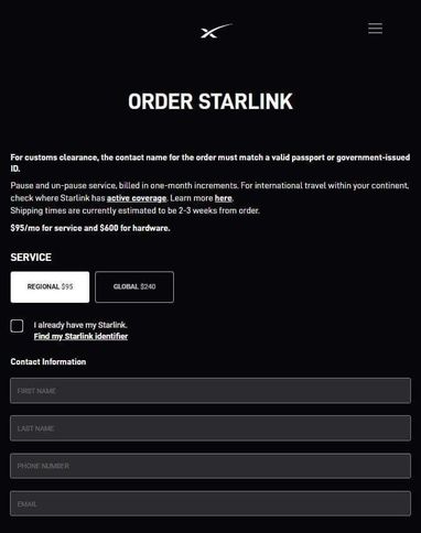 Starlink запускает новые тарифы. Какие цены