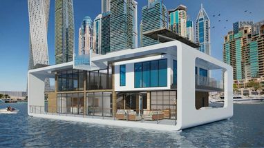 В Дубае появится плавучий отель-дворец на воде (фото)
