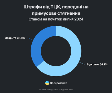 Сколько штрафов наложили ТЦК с начала года (инфографика)