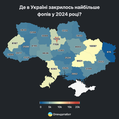 Кожен третій фоп закривається в перший рік роботи, — Опендатабот