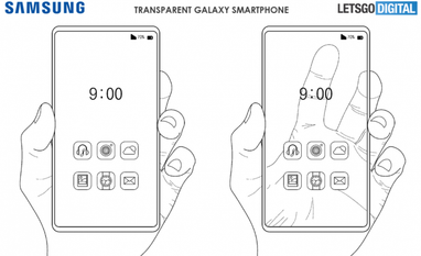 Samsung запатентувала прозорий смартфон з OLED-дисплеєм (фото)