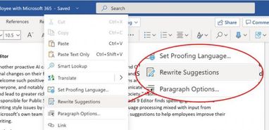 Word научили редактировать тексты с помощью искусственного интеллекта