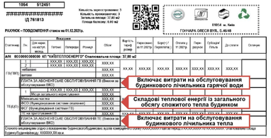 Кияни у грудні отримають від «Київтеплоенерго» оновлені платіжки (фото)