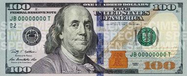 Через місяць в США введуть в обіг нову 100-доларову банкноту (ФОТО)