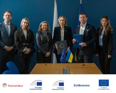 ПроКредит Банк та Група Європейського інвестиційного банку підписали гарантійну угоду для підтримки фінансування МСП щонайменше на 68 млн євро