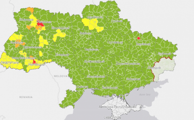 Карантинні зони в Україні: оновлений список