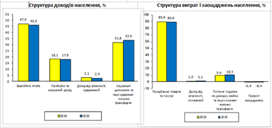 Реальні доходи українців у 2020 році зросли — Держстат