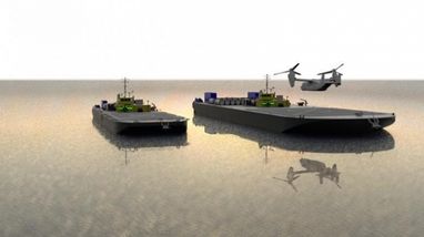 В США разрабатывают автономные морские баржи для дозаправки вертолетов