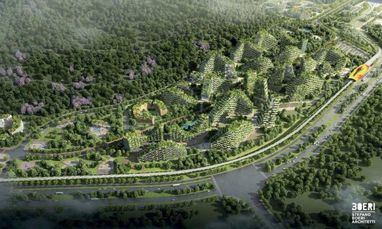 В Китае началось строительство первого «города-леса» (фото)