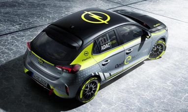 Opel представила первый в мире ралли-кар на батареях (фото)