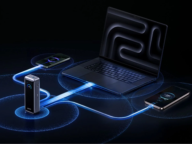 Повербанк Anker Prime Power Bank (26K, 300W) заряджає три пристрої одночасно