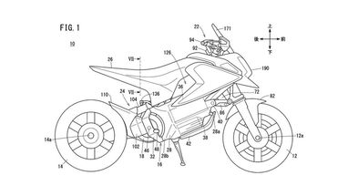 Honda патентует электрический мини-байк