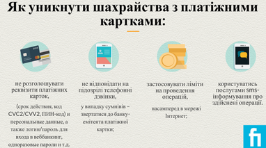 В Україні зменшилась кількість шахрайств із платіжними картками - Нацбанк (інфографіка)