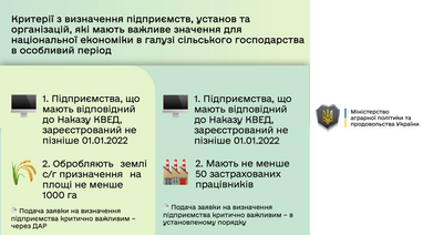 Бронювання працівників: на яких аграрних підприємствах це можливо