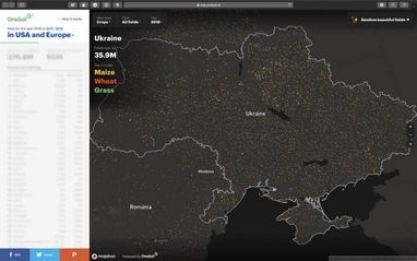 Украина заняла второе место в Европе и США по площади угодий (инфографика)