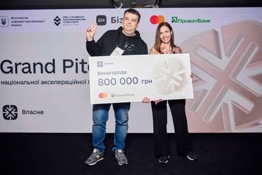Победитель национального акселератора «Власне» получил 800 000 гривен на развитие бизнеса