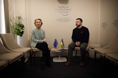 Зеленський у Давосі зустрівся з президенткою Єврокомісії: що кажуть про членство у ЄС