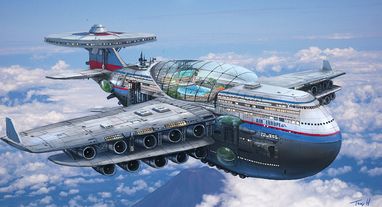 «Транспорт будущего»: представлен концепт летающего отеля Sky Cruise (видео)