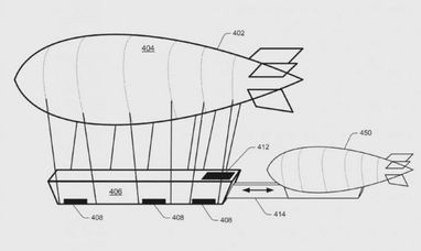 Amazon запатентовал летающие склады