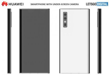 Huawei проектує смартфон з підекранною камерою (фото)