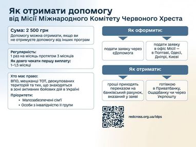 Допомога від міжнародних організацій: хто може отримати (інфографіка)