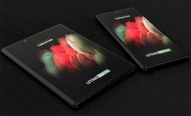 Samsung предложила ещё один вариант смартфона с гибким экраном