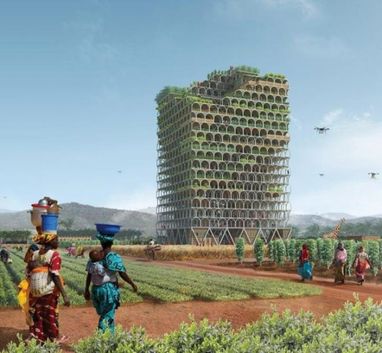 Архітектори показали пересувний хмарочос для бідних районів Африки