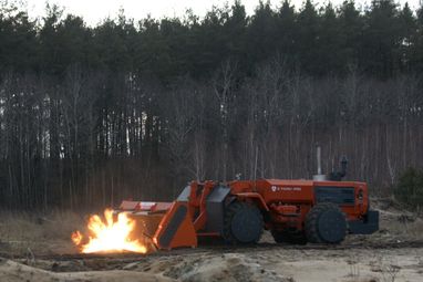 В Україні створили вже третю модель машини для розмінування