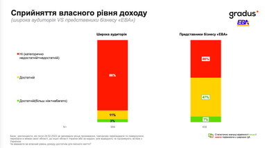 Как украинцы оценивают свои доходы и разные сферы жизни