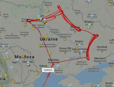 Специальный дрон США мониторит для Украины линию разграничения (карта)