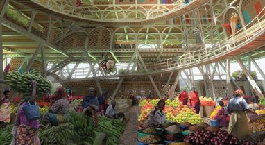 Архитекторы показали передвижной небоскреб для бедных районов Африки