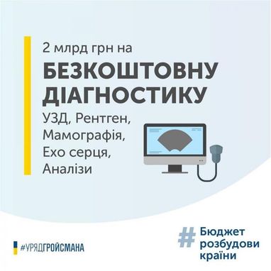 Гройсман розповів, які медичні дослідження будуть безкоштовними